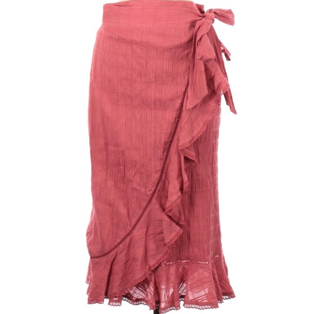 SAMPLE MAJORELLE Darcy Wrap Skirt Pink Small/2-4